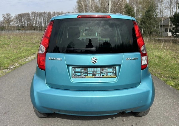 Suzuki Splash cena 13900 przebieg: 169879, rok produkcji 2008 z Żory małe 191